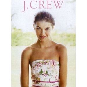 J. Crew Strapless Sailboat Dress